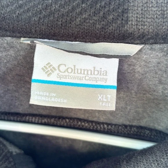 Columbia Black/Gray Quarter Zip - Picture 4 of 4